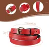 Belts Adjustable Waterproof Waistband PU Leather Wear-resistant Dress Belt Lightweight Girdle Strap Exquisite Appearance