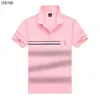 Polo lettre décontracté court hommes mode lâche revers demi manches hommes vêtements T-shirt