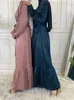 Roupas étnicas Ramadan Dubai Muçulmano Mulheres Vestido Elegante Plissado Abaya Turquia Árabe Long Kaftan Vestidos Robe Longue Musulmane Vestidos