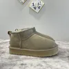 Designer Classic Ultra Mini Boots Snow Boot Platform Short Women Men Fur Sheepskin Tasman Chestnut Sand Mustard Seed Beige Australian Winter Ankle