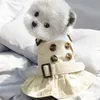 スピルン犬の服ハンサムトレンチコートドレス暖かい小型犬コスチュームジャケットパピーシャツペット衣装lj200923281a