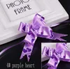 Small 18mm heart bowknot Pull Bows Ribbons Flowers Gift Wrapping Pullbows for Birthday Wedding Party Decoration Decor Craft Wholesale