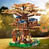 Block 2023 Helt nytt trädhus Time Room Building Blocks Bricks Creative Cities Street Toys for Kids Christmas Gifts R230913