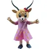 Antelope Halloween Mascot Costume Top Cartoon Anime THEME CARNIVAL UNISEX ADULTES Taille de Noël Party Anniversaire Outdoor