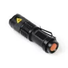 300LM SK-68 3 Modi Mini Q5 LED Zaklamp Zaklamp Tactische Lamp Verstelbare Focus Zoomable Licht 5 Kleuren