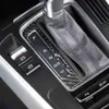 Konsola z włókna węglowego panele panelu panelu panelu ramy naklejki na pokrywę pokrywek dekoracje akcesoria do Audi A4 B8 A5 Q5 Styling231a