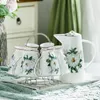 Tasses créatives ensemble de tasses bouilloire d'eau fraîche tasse en céramique ménage salon thé européen 6 ensembles