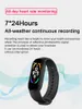 M7 Color Screen Smart Watch for Men Women Heart Rate Blood Pressure Sleep Monitoring Smartwatch Tracker Sports Fitness Bracelet