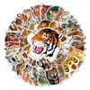 50pcs Cartoon Animal Tiger Creative Graffiti Naklejki PVC Scooter DIY Fashion Waterproof Dekoracja