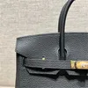 Handbag Platinum Designer Full Manual Bag Lychee Pattern Togo Calf Leather Handbag Bk25 30