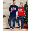 Femmes Sleep Lounge Famille Correspondant Tenues Noël Famille Correspondant Pyjamas Adultes Père Mère Enfants Vêtements De Noël Maman Et Fille Fils Vêtements De Nuit Pyjamas Bébé Gi