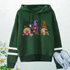 Kvinnors hoodies 2023 Halloween gnome kawaii vinterkläder för kvinnor män vintage trendiga tröja hiphop streetwear y2k tröjor huvtröja