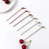 Forks 100Pcs 12cm Cocktail Disposable Bamboo Skewer Party Supplies Knot Picks Toothpick