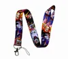 Strapy z telefonu komórkowego Uroks 10pcs Cartoon Japan Anime Straps Smycz Smycz Klucz ID Karta Hang Rope Sling Szyjka Wisiorka Chłopiec Prezenty Hurtowe 2023 #117