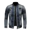 Men's Jackets Men's Jackets Man Fashion Bomber Denim Trucker Jacket Flight Baseball Jeans Outerwear With Patches High Quality Tops Plus Size M-5XL x0913 x0913