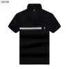 Polo lettre décontracté court hommes mode lâche revers demi manches hommes vêtements T-shirt