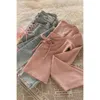 Felpe con cappuccio da donna Primavera Estate Donna Felpe tendenza sottile rosa Maniche svasate con coulisse Pullover solidi Colletto quadrato stile coreano Donna