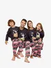 Xmas pajamas julmatchande pyjamas Set hemkläder mamma dotter far son rompers sömnkläder hund söt outfit