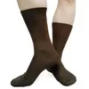 Chaussettes pour hommes rayé hommes d'affaires doux respirant de haute qualité messieurs robe formelle costume mâle long Sox Sokken