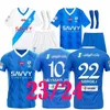 Neymar JR 2023 2024 Al Hilal Saudi Soccer Jersey Neves Sergej Malcom Vietto Koulibaly Ighalo Kanno Home Away Children Passar 23 24 Football Kid Kit