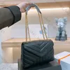 loulou bag 블랙 흰색 분홍색 가방 디자이너 여성 가방 플립 핸드백 봉투 어깨 크로스 바디 가방 레이디 골드 체인 지갑 디자이너 여자 핸드백 작은 핸드백