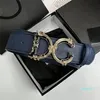 Cinturón de diseño Cinturón para hombres para mujeres Cinturones de cuero clásicos de moda Whandy Ancho 4cm 6 colores Accesorios vintage informales agradable