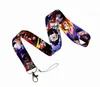 Strapy z telefonu komórkowego Uroks 10pcs Cartoon Japan Anime Straps Smycz Smycz Klucz ID Karta Hang Rope Sling Szyjka Wisiorka Chłopiec Prezenty Hurtowe 2023 #117