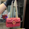 pink designer bag crossbody designer bags Shoulder Sling Bag Leather Office Travel Shopping With Gold Chain Cheap Bags Fashion Cross Bag Luxury Bag Name Brand Purses