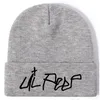 Beanie/Kafatası Kapakları Sevgi Lil Peep Nakış Beanie Hip Hop Örgü Şapkalar, Komik Modeli Şapka Kış Kayak Sarkık Sıcak Kapak 19 Renk Toptan