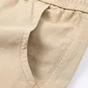 Shorts pour hommes loisirs Cargo coton été Vintage sport troncs entraînement cordon Multi poches vêtements pour hommes