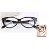 Solglasögon ramar grossist- vintage röda leopard svarta glas ram mode klassiska kattögon design klara lins glasögon glasögon f dhykr