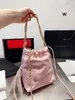 Luxurys Designer Bags Mulheres Sacos de Ombro Genuíno Couro Sliver Cadeia de Ouro Senhoras Compras Saco de Cordão Moda Crossbody Bag Clássico Casual Bolsa Carteiras