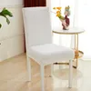 Chair Covers Solid Colors Cover Dining Room Stretch Elastic Slipcovers Flexible Spandex Fundas Para Sillas De Comed