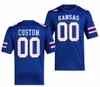 Craig Young Cobee Bryant Kansas Jayhawks Football Jersey Austin Booker Kenny Logan Jr. Patrick Joyner Jr. Kaleb Purdy Doug Emilien Kansas Jerseys Custom Stitched Mens