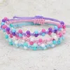 Color Bead Woven Bracelet Princess Beaded Bracelets Party Friendship Student Kids Gift