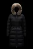 Winter 2023 Herfst Vrouwen Witte Eendendons Parka Rits Jassen Capuchon Bont Gestreepte Vrouw Slanke Lange Jassen MK23026 Kledingstuk