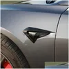 Protection de caméra latérale de voiture pour Tesla modèle 3, marqueur de Signal d'urne Er, accessoires de style, livraison directe Dheu9