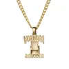 Ny Death Row Pendant Hip Hop Tupac Zircon Necklace Fashion Accessories for Men and Wome205h