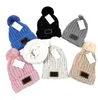 Berretti Cappelli invernali in pile da esterno per donna Uomo Moda berretto con risvolto spesso di alta qualità Designer cappello lavorato a maglia regalo di Natale