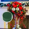 Dekorative Blumen, 32 Stück, DIY-Blumenarrangement-Set, grün, rund, nasser Blumenschaum, Hochzeit, Gang, Party-Dekoration