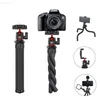 Selfie monopods ulanzi mt-11 flexibel bläckfisk stativ för telefon dslr kamera vlog portable 2 i 1 design selfie stick stativ med telefonhållare H1104 L230913