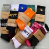 Men's Towel Socks Fashion North American Brand Karhart Women's Solid Embroidery Thickened Loop Sports Simple Skateboarding