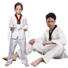 Outros artigos esportivos Taekwondo Roupas Crianças Adulto Manga Comprida Manga Curta Algodão Homens Mulheres Primavera Verão Karate Roupas Terno de Treinamento 230912