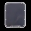 DHL Memory Card Case Box Protective Case for SD SDHC MMC XD CF Card Shatter Container Box White Transparent U0914