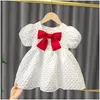 Girls Dresses Baby Girl Dress Summer Born Party Christening For 1St Year Birthday Princess Infant Clothinggirls Drop Delivery Kids Mat Dhgzd