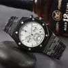 Wysokiej jakości najlepsza marka AudExxx Pigxxx AP Mens Watch Stage Calendar Sapphire Sapphire Automatyczny ruch projektantowy Multifunkcja Chronograph Man Watches Montre