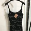 Luxury Women Sling Dress Sexy Singlet Dresses Black Summer Slim Charming Tank Dress