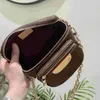 Tasarımcı Çanta Lüks Crossbody Omuz Çantası Kadın Günlük Moda Çapraz Çantalar Altın Zincir Kozmetik Retro Çanta