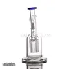 Narguilés Mini verre épais brûleur à mazout Bong bras arbre filtre pour Clear Dab Rigs eau barboteur tuyau conception simple pour accessoires de fumer