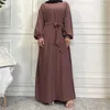 Etnik Giyim 2023 Artı Boyut 5xl Uzun Müslüman Elbise Khimar Hijab Abaya İslam Abayas Kadınlar Dubai Kaftan Maxi Elbiseler Robe Jilbab